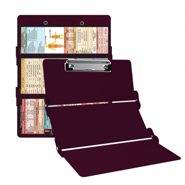 WhiteCoat Clipboard® Trifold - Wine Flight Medic Edition